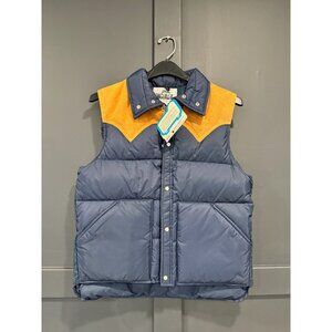 Woolrich Goose Down Puffer Vest Men’s Medium Blue New with Tag